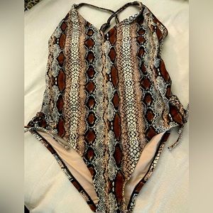 Snake skin one piece